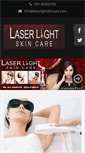 Mobile Screenshot of laserlightskincare.com